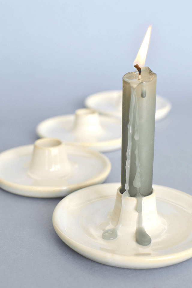 Candle Holder White