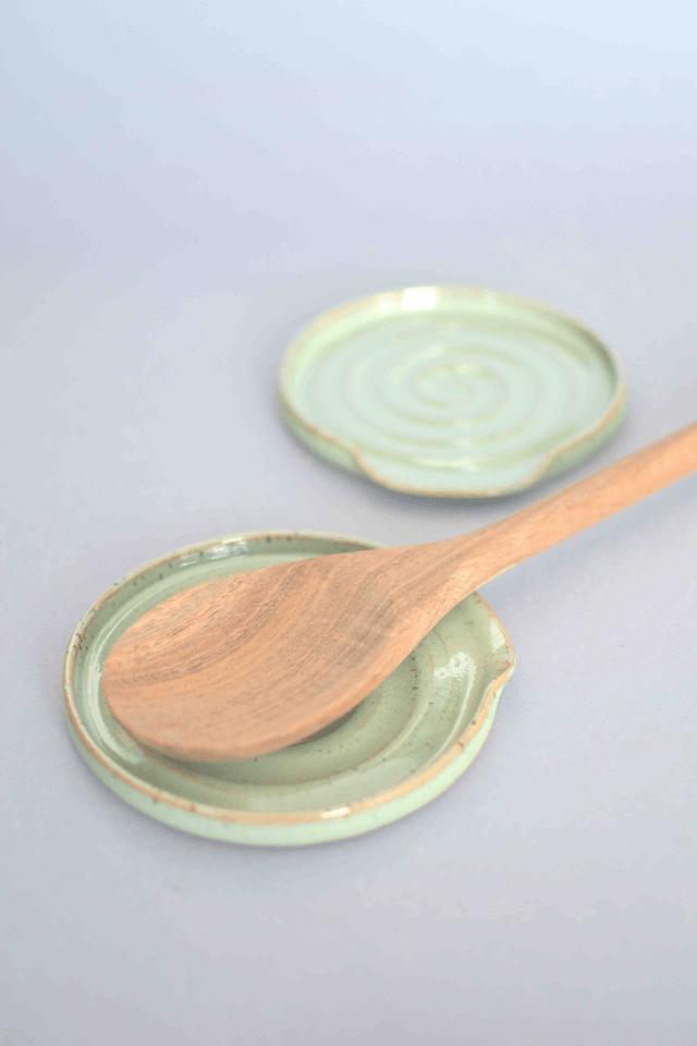 Spoon Rest - Speckled Green