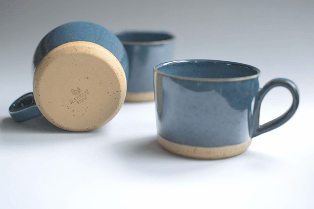 Everyday Coffee Cup - Speckled Deep Blue