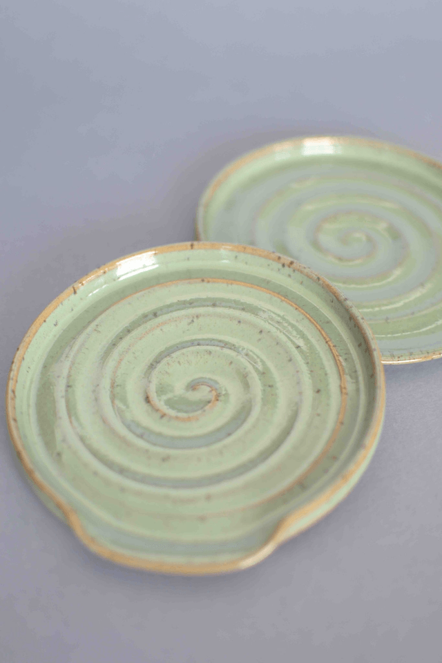 Spoon Rest - Speckled Green
