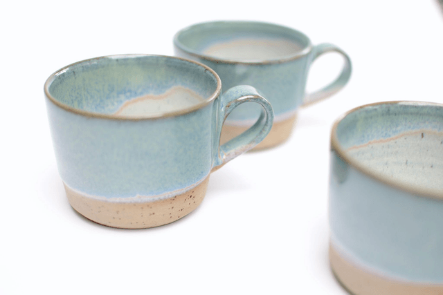Everyday Coffee Cup - Speckled Ocean Blue
