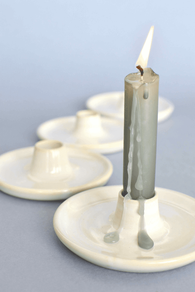 Candle Holder White