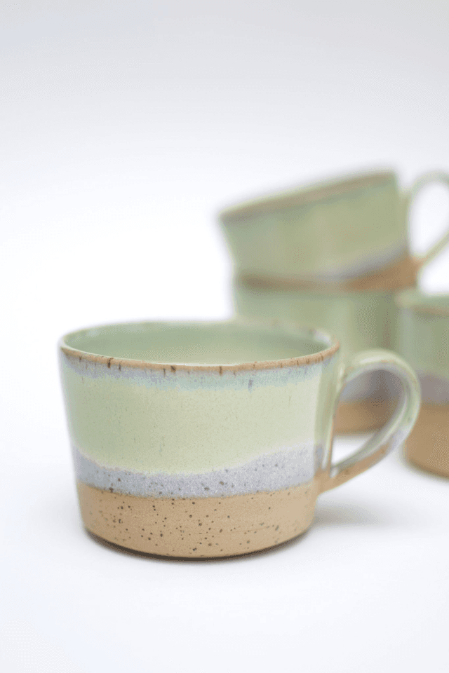 Everyday Coffee Cup - Speckled Coastline Green