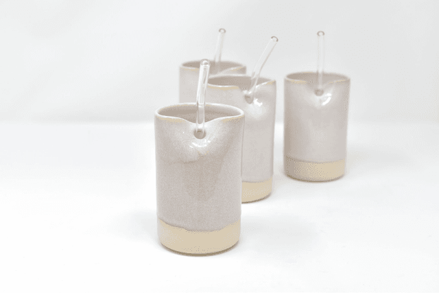 Straw tumbler - Shell Pink